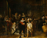 Рембрандт-ван-ријн-1642-милиција-чета-округа-ии-под-командом-уметност-штампа-ликовна-репродукција-зид-уметност-ид-а9иукијит