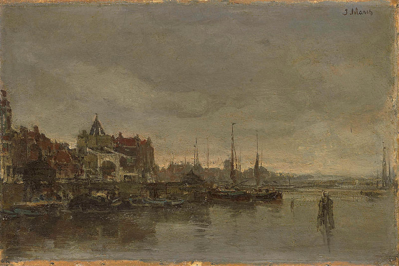 jacob-maris-1879-the-schreierstoren-amsterdam-art-print-fine-art-reproduction-wall-art-id-aa1msn2ym