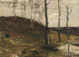 william-morris-hunt-1878-bjergskråning-med-træer-kunsttryk-fin-kunst-reproduktion-vægkunst-id-aa3a1msdy