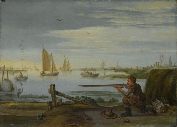 arent-arentsz-1626-a-bird-hunter-on-a-riverbank-art-print-fine-art-reproduction-wall-art-id-aa3nokhyv