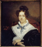 亨利-謝弗-1836-肖像-德-科妮莉亞-謝弗-拉默-藝術印刷-美術複製品-牆壁藝術