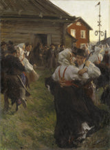 Anders-Zorn-1897-dança-de-verão-arte-impressão-reprodução-de-belas-artes-parede-id-aa52y9s09