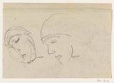 leo-gestel-1891-schizzo-foglio-teste-stampa-artistica-riproduzione-fine-art-wall-art-id-aa5erzizf