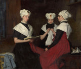 Тереза-Шварце-1885-три-девојки-од-амстердам-сиропиталиште-уметност-печатење-фина уметност-репродукција-ѕид-уметност-id-aa6qxlv96