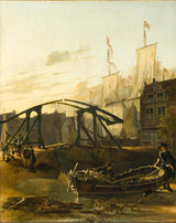 亚当·毕纳克（Adam-Pynacker）1653-希德丹-海港的艺术印刷精美艺术复制品-壁画-艺术-id-aa7ch4op4