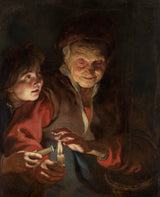 peter-paul-rubens-1617-stara kobieta i chłopiec-ze świecami-druk-reprodukcja-dzieł sztuki-sztuka-ścienna id-aa7rfe1iq