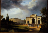 jean-charles-joseph-remond-1826-the-pavillon-de-bagatelle-bois-de-boulogne-current-current-16th-district-i-1826-art-print-fine-art-reproduction-wall-art
