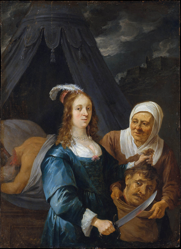 david-teniers-the-younger-1650-judith-with-the-head-of-holofernes-art-print-fine-art-reproduction-wall-art-id-aa81tzioa