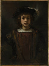 Rembrandt, van Rijn - Rembrandts-son-Titus-1641-1668-art-print-fine-art-reprodukčnej-wall-art-id-aa8gg0ywl