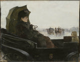 georg-pauli-1883-lady-in-a-landau-motiv-from-paris-art-print-fine-art-reproduction-wall-art-id-aa993zcq2