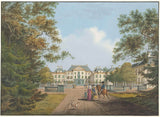 cornelis-de-kruyff-1784-vista-del-palacio-het-loo-impresión-artística-reproducción-de-bellas artes-arte-de-pared-id-aaa4ytmv5