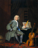 Cornelis-troost-1736-范德默施家族成員的肖像藝術印刷精美藝術複製品牆藝術 id-aaa54x3z2