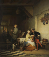 费迪南德·德·布拉克勒尔-i-1848-旅馆内部与十七世纪人物艺术印刷品美术复制品墙壁艺术 id-aaae2wfkd