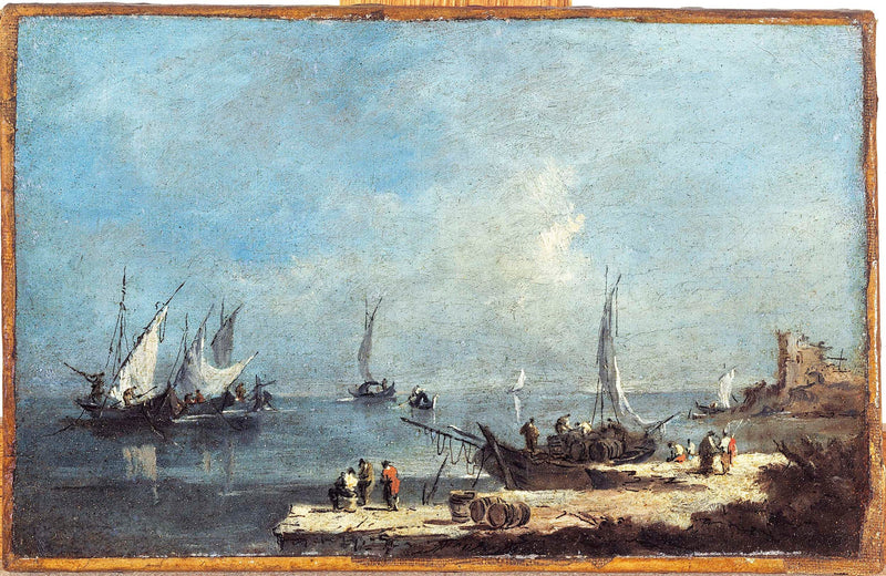 francesco-atelier-de-guardi-view-of-a-harbor-lagoon-art-print-fine-art-reproduction-wall-art