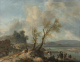 philips-wouwerman-1655-landskap-med-en-sandstig-konsttryck-finkonst-reproduktion-väggkonst-id-aab71mbvw
