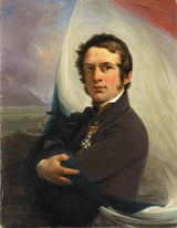 jan-willem-pieneman-1832-portretul-de-jacob-hobein-a-salvat-drapelul-olandez-print-art-reproducție-artistică-de-perete-id-aabml2rk6