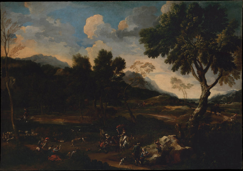 jan-miel-1640-landscape-with-a-battle-between-two-rams-art-print-fine-art-reproduction-wall-art-id-aabw220uw