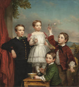 George-Augustus-Baker-1853-partrait-of-children-art-print-fine-art-reproduction-wall-art-id-aad7t21a5