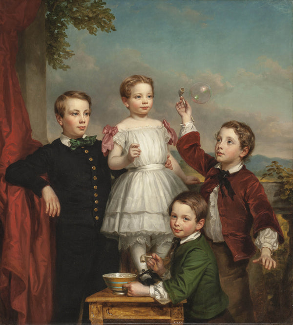 george-augustus-baker-1853-portrait-of-children-art-print-fine-art-reproduction-wall-art-id-aad7t21a5