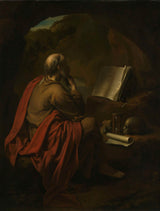 彼得·范德韋夫-1710-聖傑羅姆-藝術印刷-美術複製品-牆藝術-id-aadu4zoe2