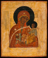노브고로드-에콜-드-라-러시아-뒤-노르드-1500-신의 어머니-산-침투-예술-인쇄-미술-복제-벽-예술
