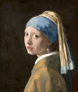 約翰內斯-維米爾-1665-帶著珍珠耳環的女孩藝術印刷精美藝術複製品牆藝術 id-aaeg1fa0n