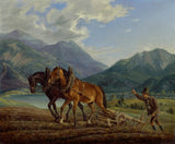 albrecht-adam-1825-landskab-med-en-plovmand-kunsttryk-fin-kunst-reproduktion-vægkunst-id-aaehbwf81
