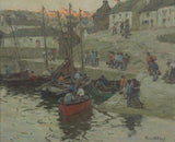terrick-williams-1912-fiskare-vid-solnedgången-audierne-brittagne-konsttryck-finkonst-reproduktion-väggkonst-id-aafco9ioy