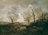 埃米尔·雅各布·辛德勒（Emil-Jakob-Schindler）1888年秋天在河上的风景艺术印刷精美的艺术复制品墙上艺术ID aafoq4nom