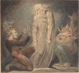 威廉·布萊克-1800-薩繆爾的幽靈-出現在索爾藝術印刷品美術複製品牆藝術 ID-aah3a482t