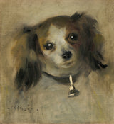 皮埃尔·奥古斯特·雷诺阿1870年-狗的头打印艺术细艺术复制墙艺术id-aaht787d0