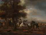 philips-wouwerman-1650-den-sparande-vita-hästen-konsttryck-fin-konst-reproduktion-väggkonst-id-aahvi01cj