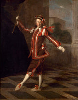 ecole-francaise 1720-mezzetin跳舞1720-艺术-印刷-精美-艺术-复制-墙壁-艺术