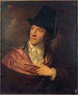 匿名 1755 年革命時期藝術印刷品美術複製品牆藝術的男人肖像