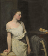 glyn-philpot-1910-flicka-på-hennes-toalettkonst-tryck-fin-konst-reproduktion-väggkonst-id-aaiwueye6