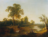 马丁·冯·摩尔托尔1787年在河和风景中的渔夫和渔民在艺术打印精细艺术复制墙艺术id aaj2uz4ct