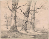 阿德里安努斯埃弗森-1820-冬季景觀藝術印刷美術複製品牆藝術 id-aak2cgay5