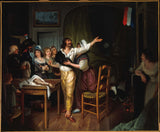 장-밥티스트-비자드-1793-팔을 절단하러 온 한 남자의 조국에 대한 헌신-예술-인쇄-미술-복제-벽면 예술