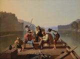 george-caleb-bingham-1847-rafts-ndị na-egwu egwu kaadị-nkà-ebipụta-fine-art-mmeputa-wall-art-id-aakph9ltm