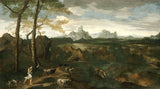 gaspard-dughet-1640-krajina-s-pastierom-a-kozami-umelecká-tlač-výtvarná-umelecká reprodukcia-nástenné-umenie-id-aakzr3tln