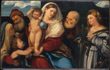 博尼法西奧·德·皮蒂蒂·麥當娜和孩子與聖徒藝術印刷品美術複製品牆藝術 id-aal9mp6cm