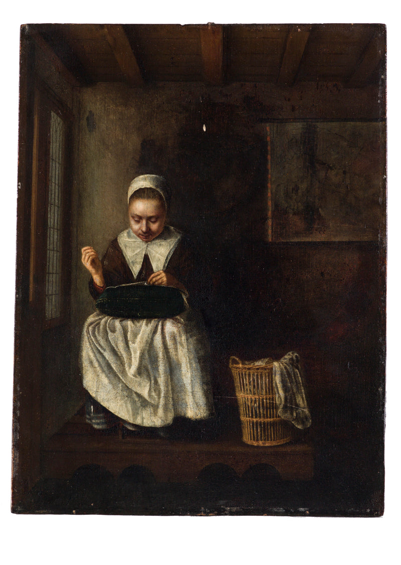 nicolaes-maes-a-girl-sewing-art-print-fine-art-reproduction-wall-art-id-aalsafb9u