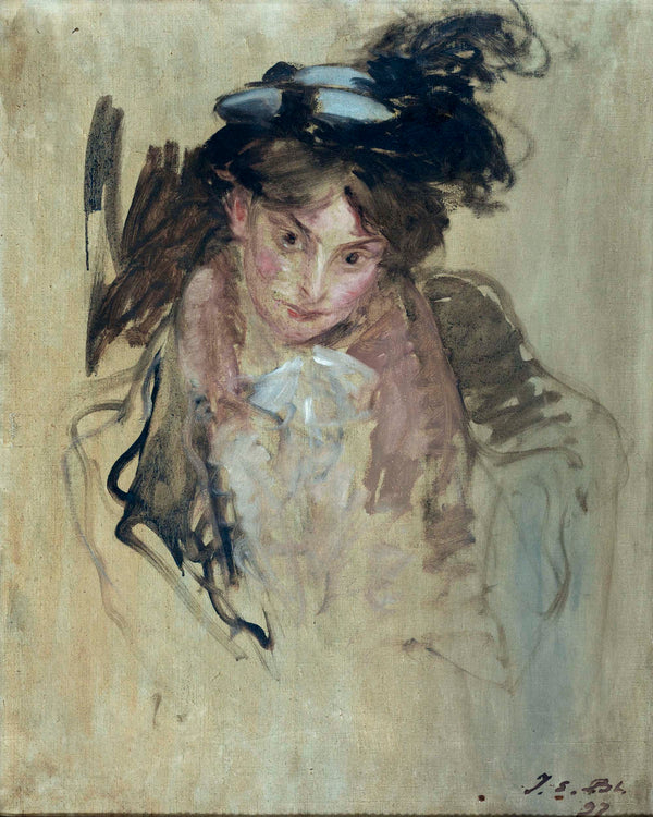 jacques-emile-blanche-1897-portrait-of-woman-art-print-fine-art-reproduction-wall-art
