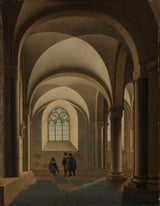 pieter-jansz-saenredam-1640-den-vestligste-bugter-af-den-sydlige-gang-af-mariakerk-kunst-print-fine-art-reproduktion-vægkunst-id-aamc9mvkh