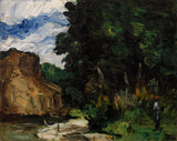 Paul-Cezanne-1865-Reka-Zavoj-Ugao-rijeke-Umjetnost-Tisak-Likovna reprodukcija-Zid-Umjetnost-id-Aan0b35od