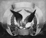 Wh-bean-1860-american-eagle-on-red-scroll-art-print-fine-art-reprodukcja-wall-art-id-aan7s6416