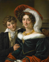 cornelis-kruseman-1829-portræt-af-rudolphina-wilhelmina-elizabeth-de-sturler-kunsttryk-fin-kunst-reproduktion-vægkunst-id-aaojtksac