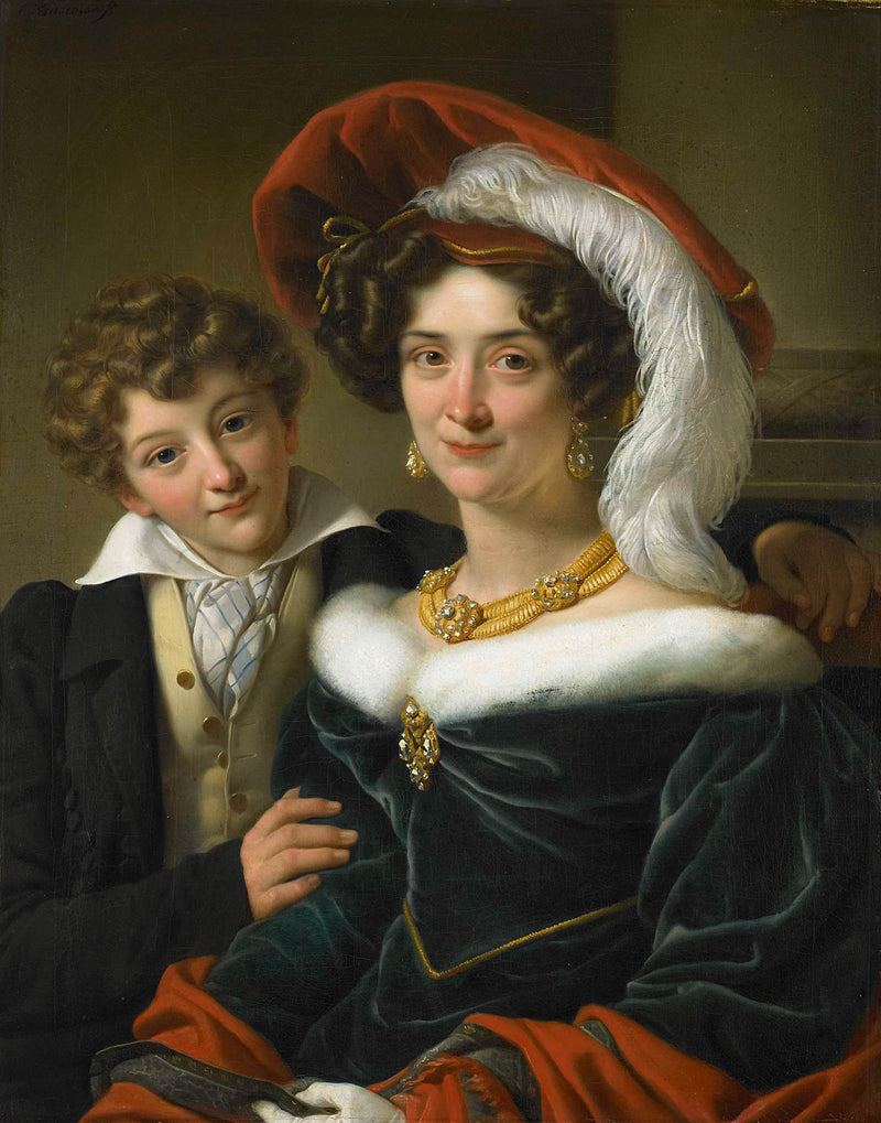 cornelis-kruseman-1829-portrait-of-rudolphina-wilhelmina-elizabeth-de-sturler-art-print-fine-art-reproduction-wall-art-id-aaojtksac