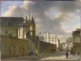anonym-1835-portalen-av-hotellet-clisson-og-rue-des-arkivene-1840-nåværende-palass-arkiver-nåværende-3.-distrikt-kunst-trykk-kunst-reproduksjon-vegg- Kunst