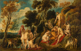 jacob-jordaens-1640-nimfen-afsnijpannen-baard-kunstprint-fine-art-reproductie-muurkunst-id-aaotel1gb